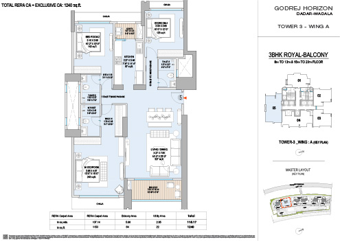 Godrej Horizon_Tower3_Cutsheet_Wing A