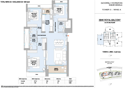Godrej Horizon_Tower3_Cutsheet_Wing A