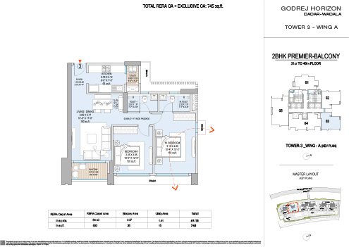 Godrej Horizon_Tower3_Cutsheet_Wing A