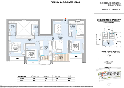 Godrej Horizon_Tower3_Cutsheet_Wing A